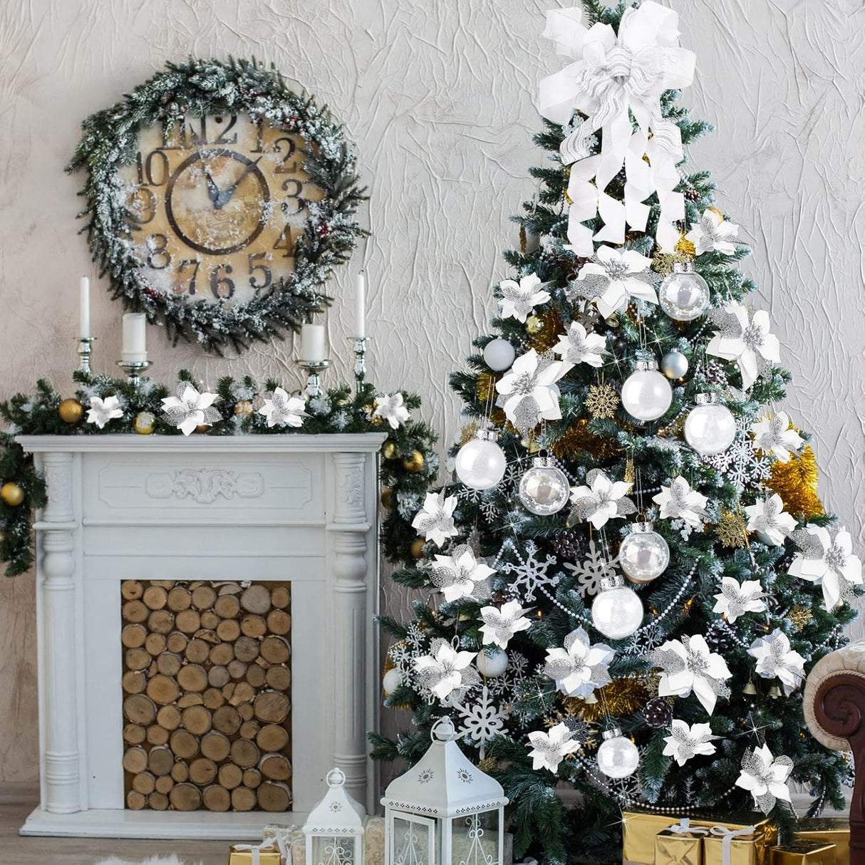 Juego de Decoración de Árbol de Navidad, 49 Pzs, Navidad