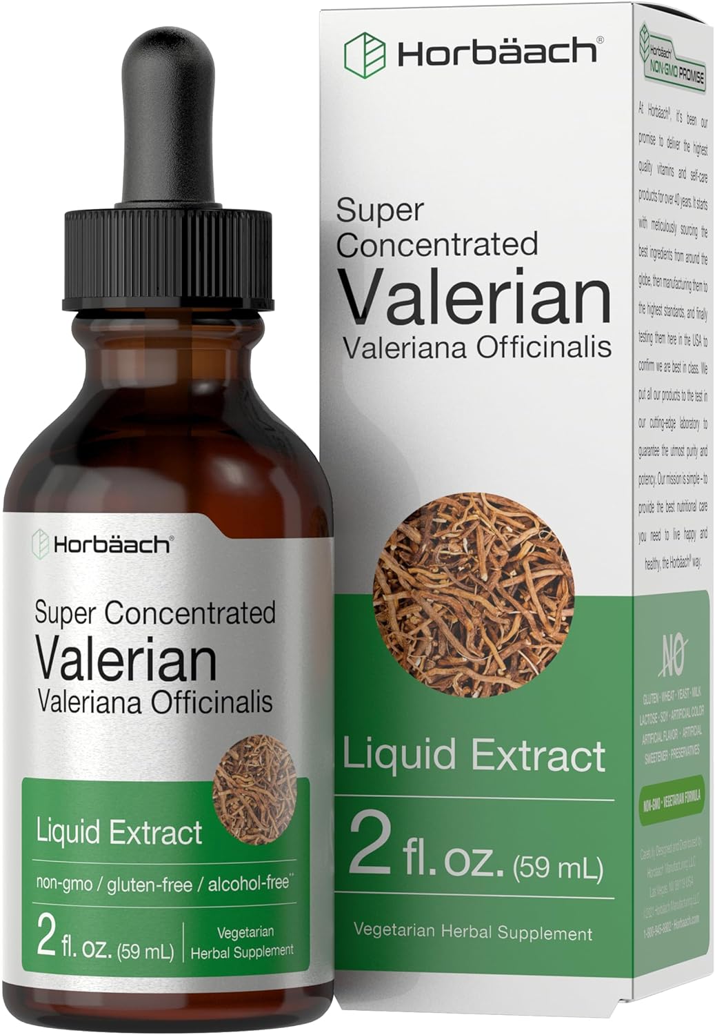 Suplemento Horbaach  Gotas de extracto de raíz de valeriana