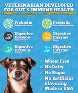 Vitaminas perros Probióticos para perros y enzimas