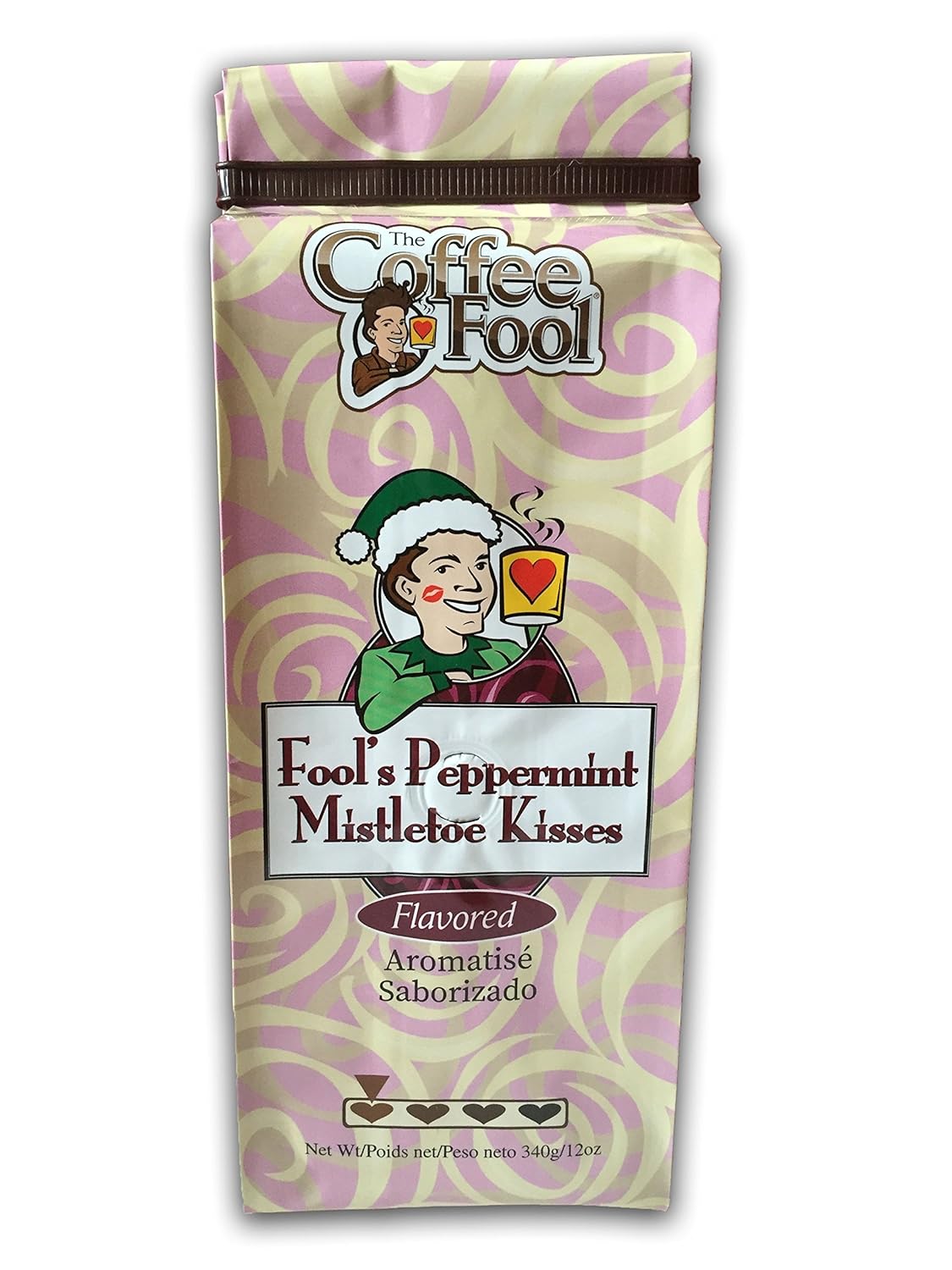 Café Descafeinado Peppermint Mistletoe Kisses de Coffee Fool