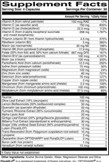Suplemento vitamínico y mineral de cuerpo entero 120 cápsulas
