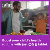 Zarbee's Apoyo Inmunológico Niños, Vitaminas C, D y Zinc, 28 Tabletas