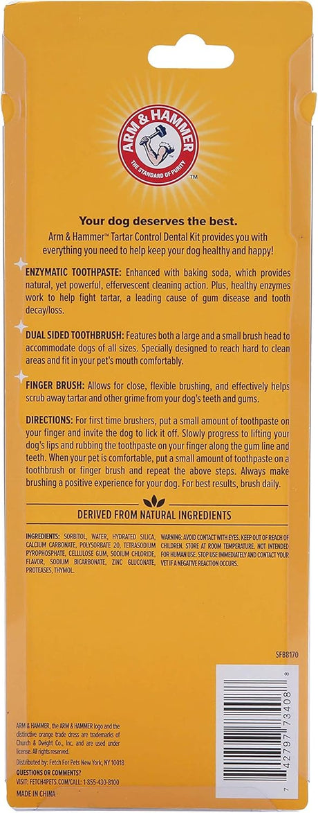Kit de Control de Sarro para Perros Arm & Hammer, 3 piezas
