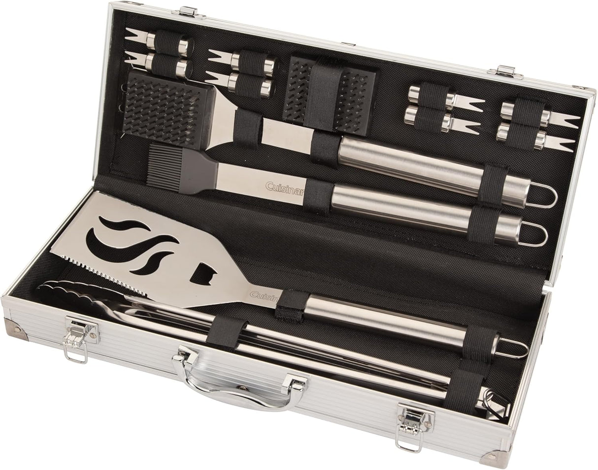 Set de Parrilla 14 Piezas Cuisinart CGS-5014 Acero Inoxidable