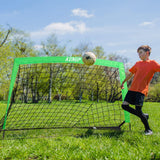 Kunup Porterías de fútbol para niños para patio trasero
