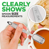 Cucharas Medidoras Juego de 6 de metal NutriChef NCMMS6