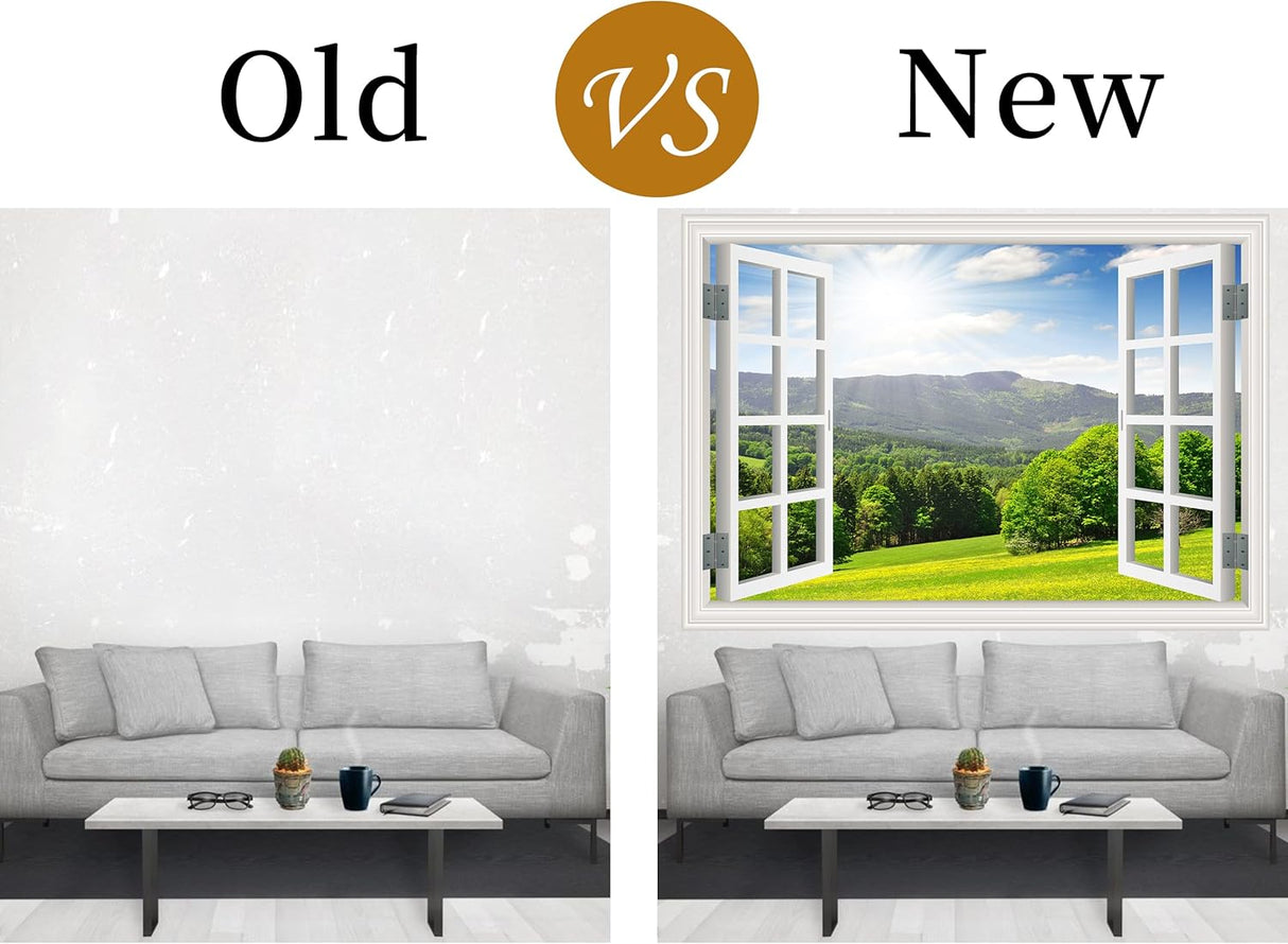 Sticker de Ventana Falsa FLFK, Mural Decorativo 16x24