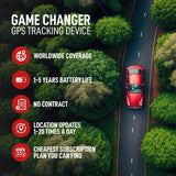 Rastreador GPS para Vehículos - Larga Batería, Sin Contrato