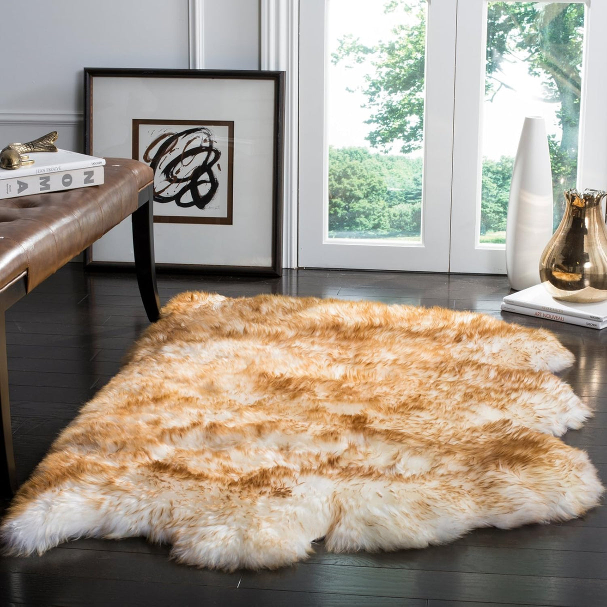 Runner de piel de oveja, SAFAVIEH, 3.4 grueso, SHS121G