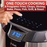 Freidora de aire y parrilla T-fal, 5.9 qt, 8 programas, XXL