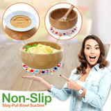 Juego de vajilla de bambú para bebé NutriChef NCBPS21