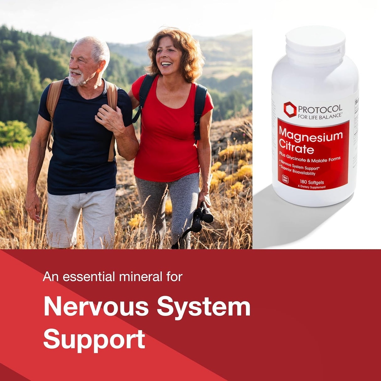Protocolo Vida Equilibrada Magnesio Citrato Plus 180 Softgels