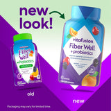 Gomitas Vitafusion Fiber Well + Probioticos, 60 cuentas