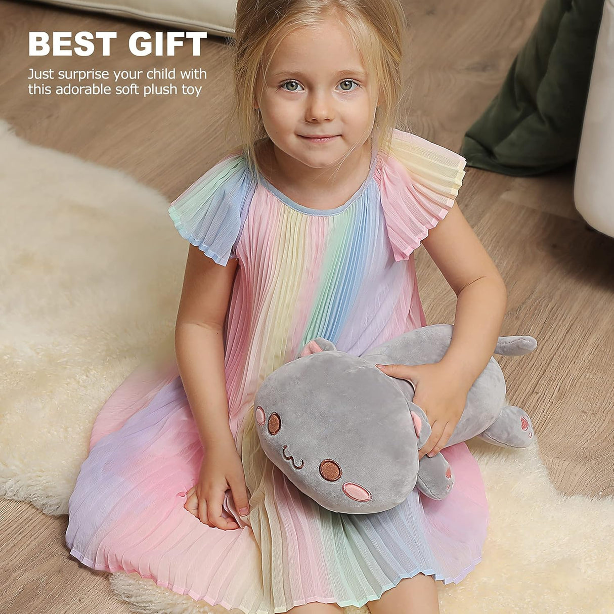 Peluche de gatito lindo suave