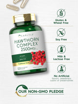 Suplemento Carlyle Hawthorn Berry Complex  2500 mg 120 cáp