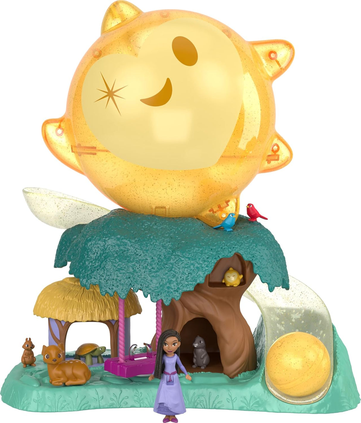 Juguete Mattel Disney Wish Set de Juego Estrella Mágica con Asha y Orbes