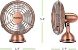 HOLMES Ventilador de Escritorio Mini USB, 4 Aspas, 100° Tilt