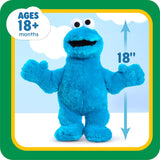 Muñeco de peluche Cookie Monster, Sesame Street, 18 pulgadas