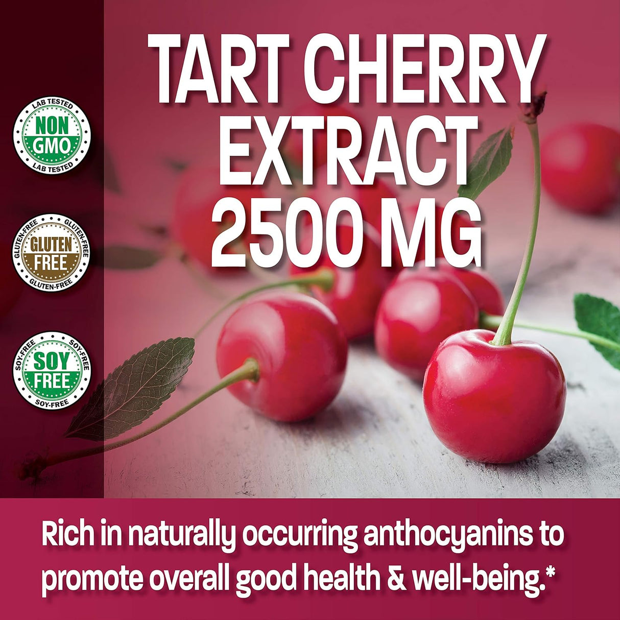 Suplementos Alimenticios Extracto de cereza Tart