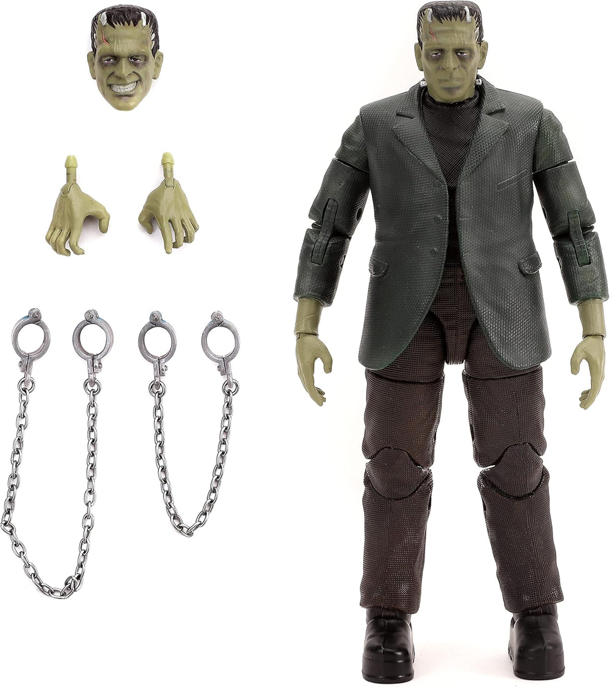 Figura de acción Frankenstein de 6 Jada Toys, Monstruos Universales, 31958