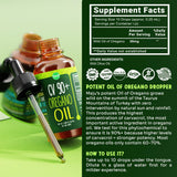 Aceite de Orégano Potente 90%+ Carvacrol Apoyo Inmune