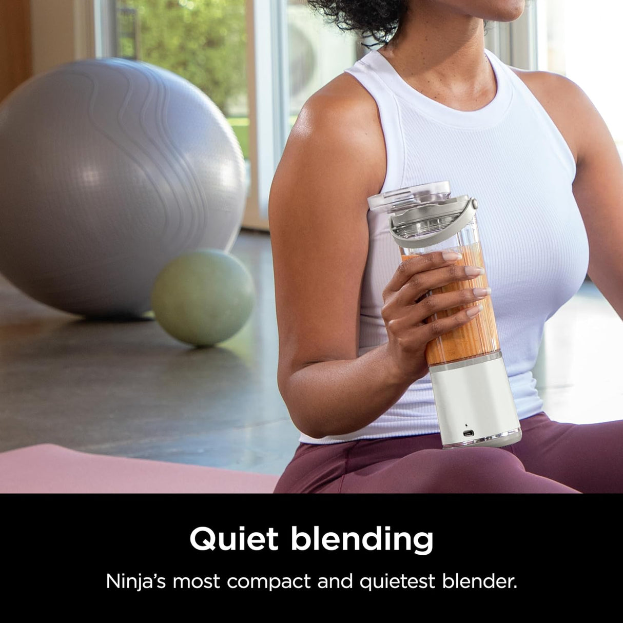 Vaso portátil Ninja BC155PS para batidos y smoothies 18oz