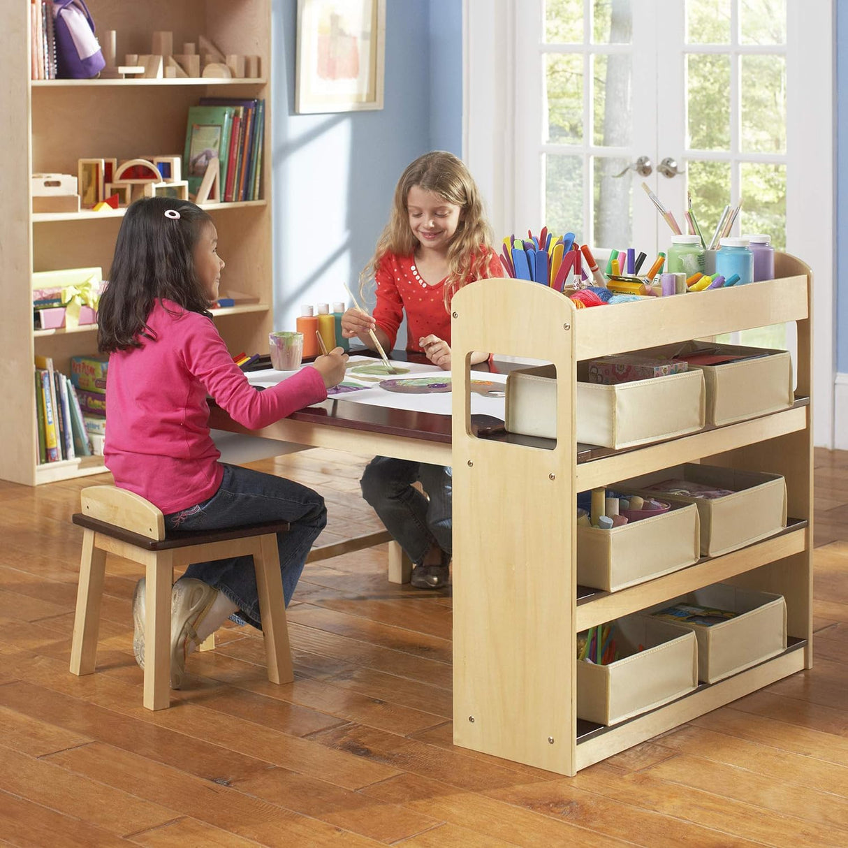 Centro de arte Mesa de dibujo y pintura para niños
