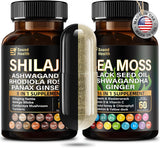 Moss Orgánico Irlandés y Shilajit - 2x60 Cápsulas