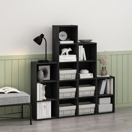 Estantería para libros, 5 niveles, cubos, Furinno Luder