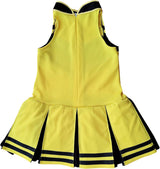 Disfraces de animadora para niñas talla S amarillo