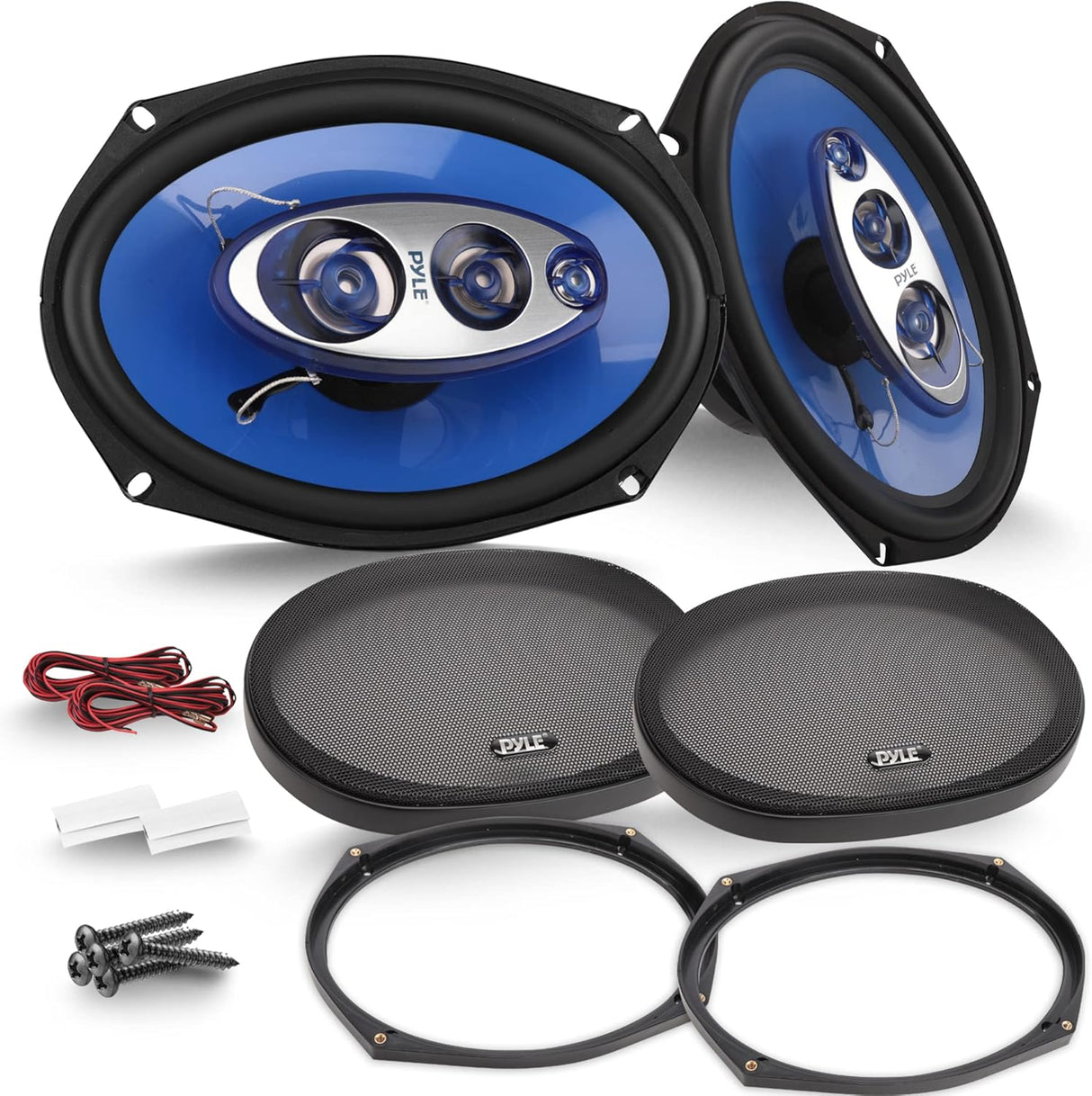 Parlantes 500 W con impedancia PYLE PL714BL
