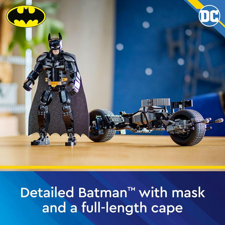 Figura de Batman y Bat-Pod, Juguete de Aventura y Acción