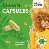 Cápsulas de Algas Marinas Orgánicas con Bladderwrack y Burdock Vida, 180 vegan