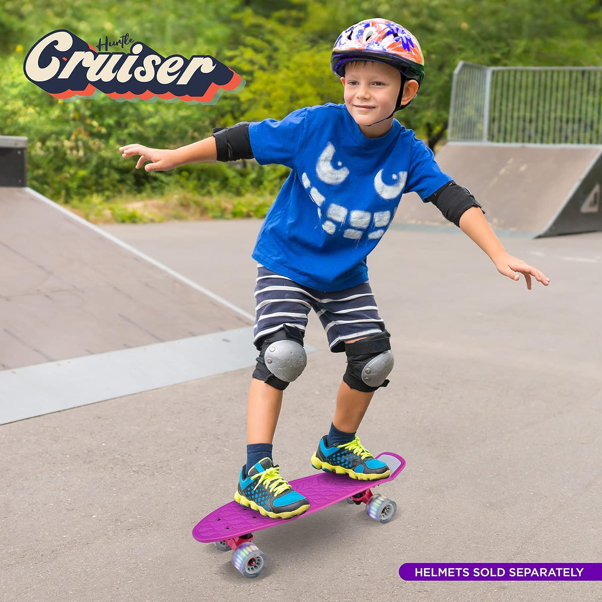 Skateboards o patineta lila Hurtle HCSK159
