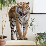 Pegatinas de Pared ROFARSO Tigre Lifelike para Habitaciones