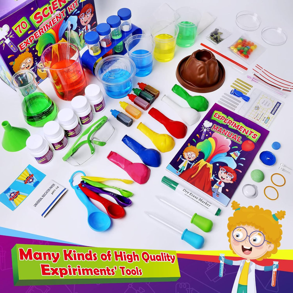 UNGLINGA Kits de Experimentos Científicos para Niños
