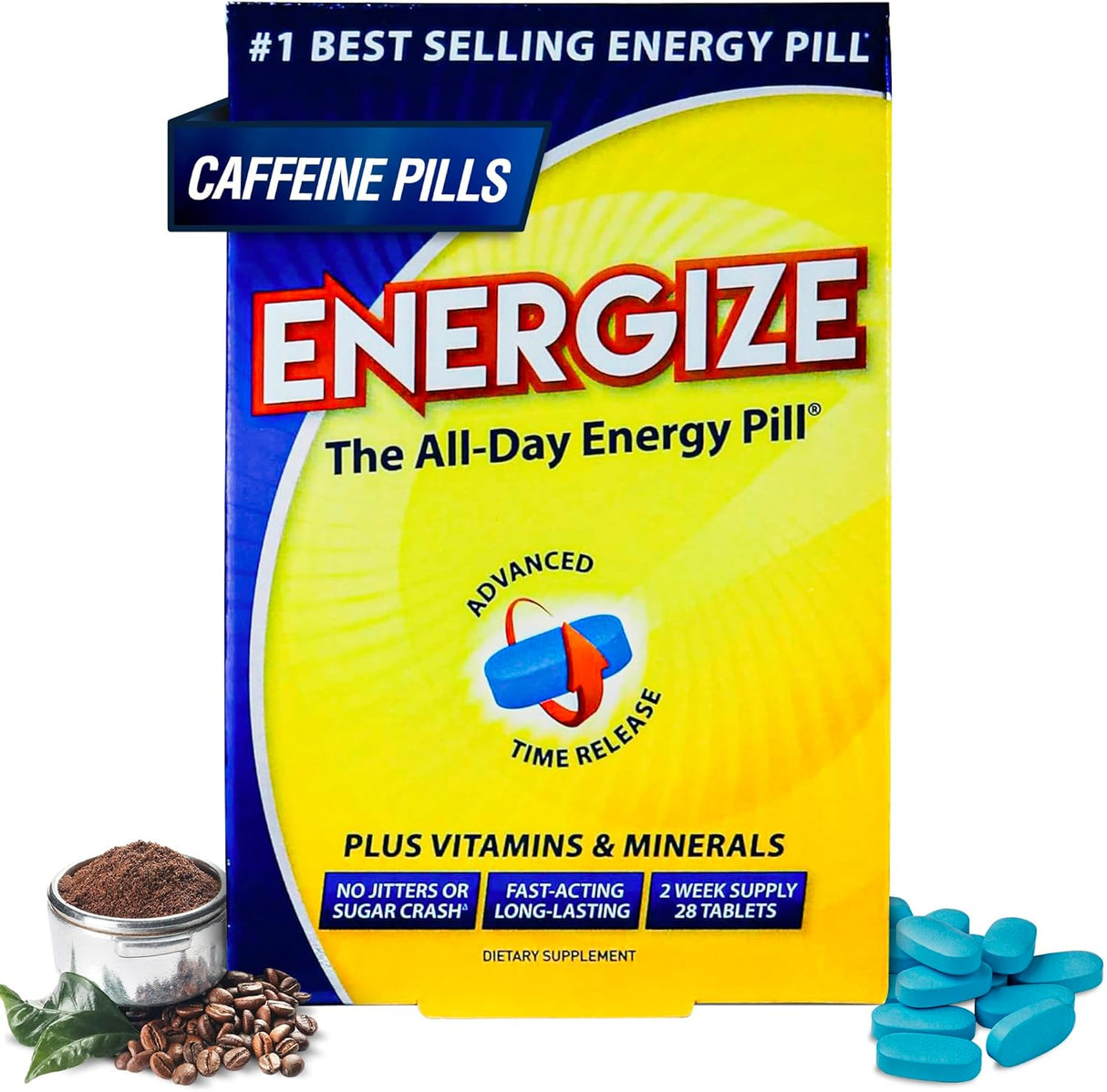 iSatori Energize Pastillas de Cafeína - Energía rápida (28)