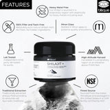 Suplemento de resina Shilajit orgánica oligominerales 2.12oz