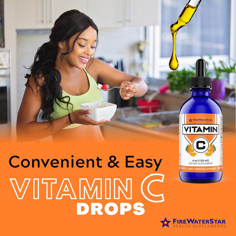 FWS Vitamina C Líquida Orgánica para Adultos y Niños