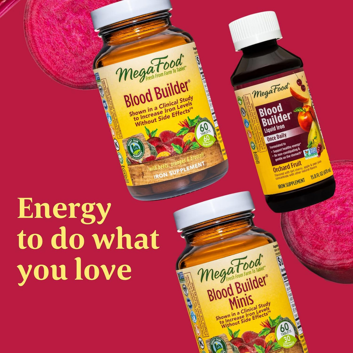Suplementos Alimenticios  de hierro  MegaFood MGF-057