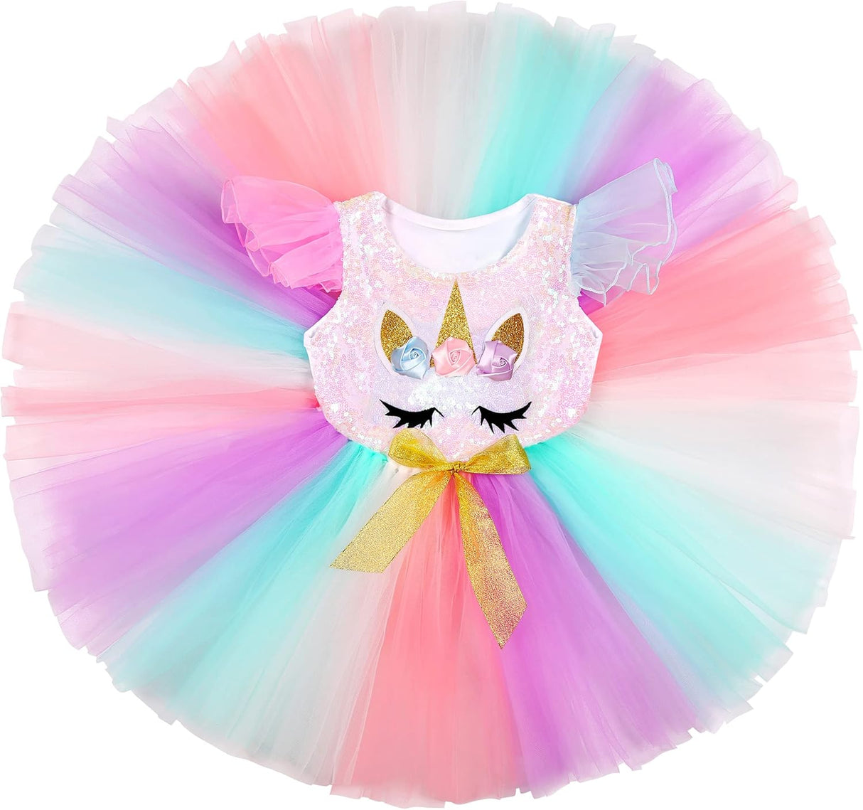 Disfraz de Unicornio Soyoekbt con LED para Fiesta de Cumpleaños