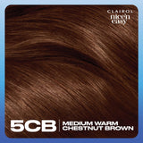 Tinte Permanente Clairol Nice'n Easy 5CB Castaño Medio Cálido