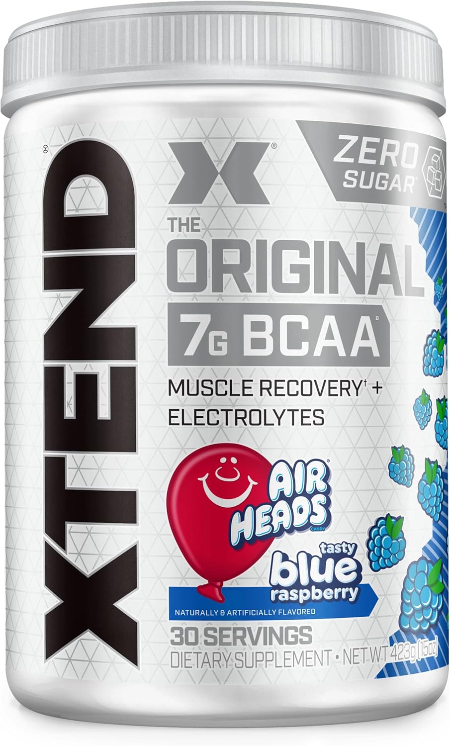 Xtend BCAA en polvo Airheads, 7g BCAA, 30 porciones