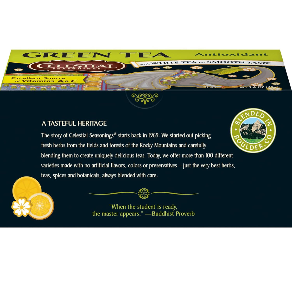 Té Verde Celestial Seasonings, Antioxidantes, 20 Sobres