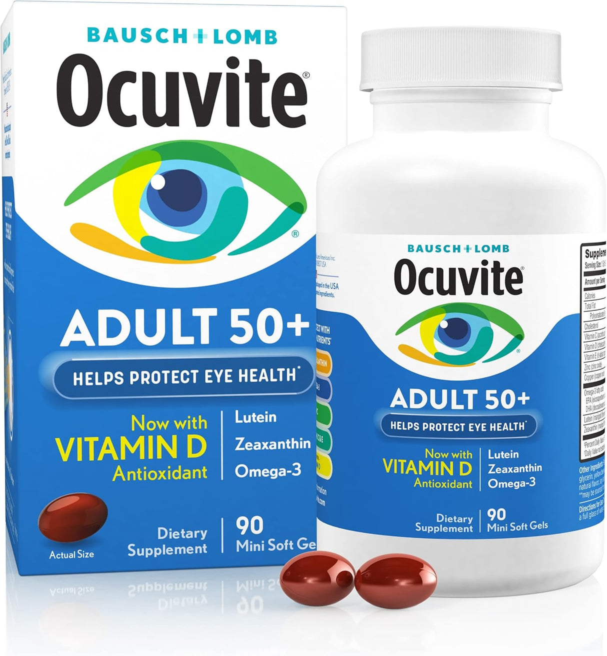 Suplemento Bausch + Lomb Ocuvite  90 unidades