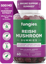 Suplemento Reishi Gomitas de hongos Deliciosa manzana 60und