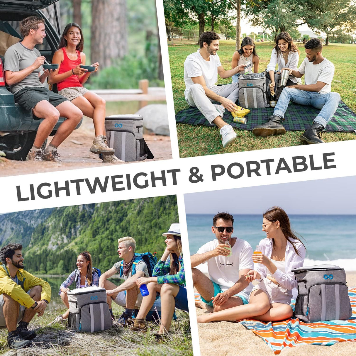 Mochila Nevera Aislada y Resistente para Picnic y Camping