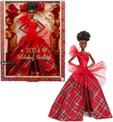 Muñeca Barbie Signature, Moda Navideña 2024, Gown a Cuadros