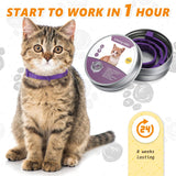 Collar calmante ajustable para gatos Qualirey 3 unidades