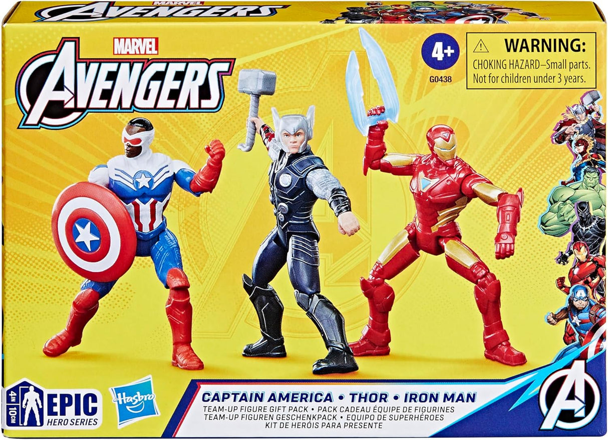Paquete de Héroes Épicos, Figuras de Acción 10cm, Avengers